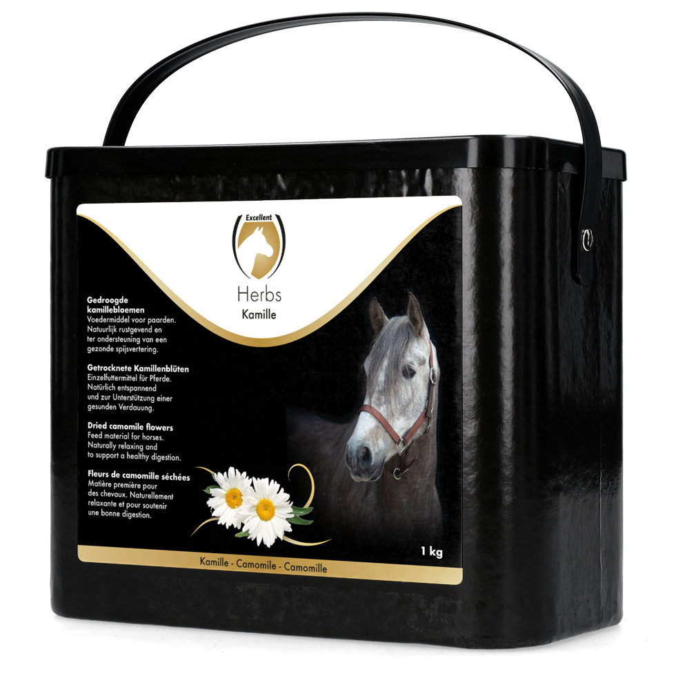 Excellent Horse Excellent Horse Herbs Kamille 1 kg – Unterstützt Entspannung und Verdauung