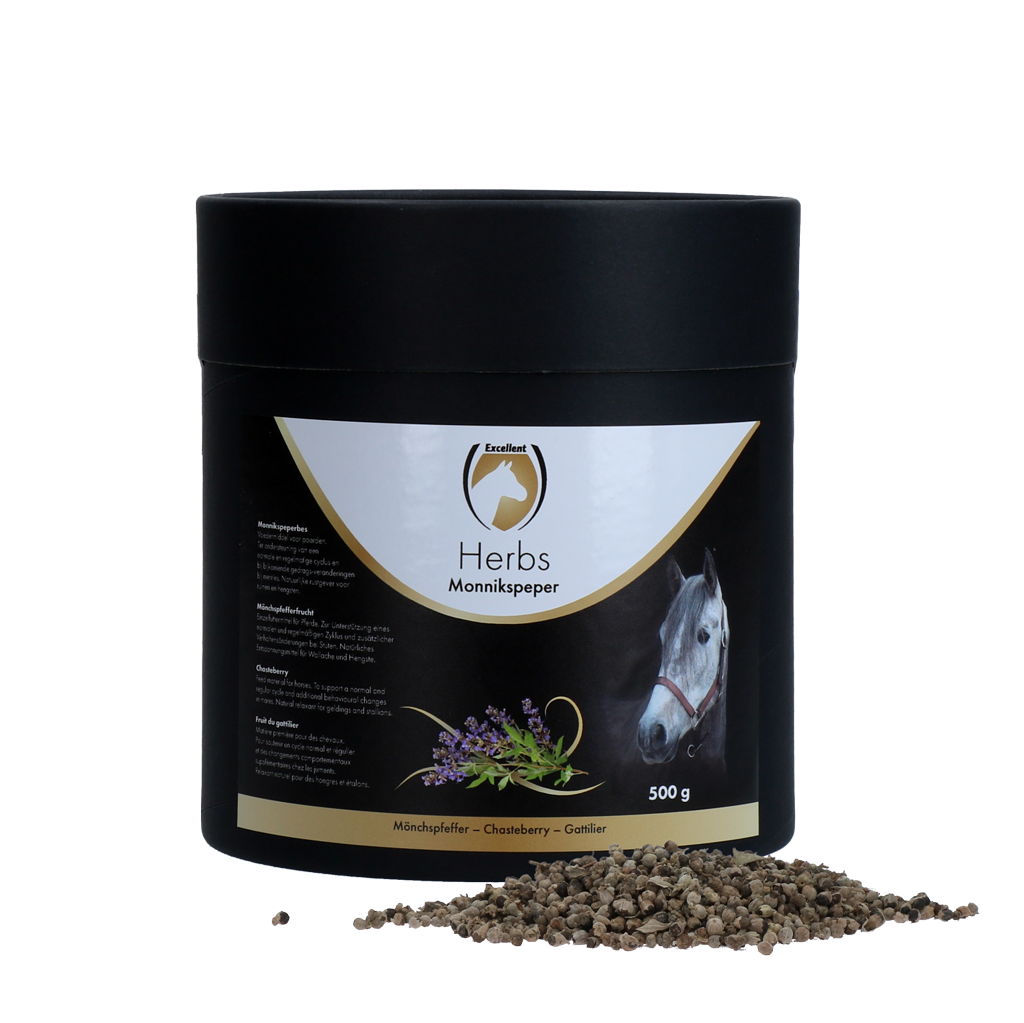 Excellent Horse Mönchspfeffer 500 g – Natürliches Beruhigungsmittel für Pferde