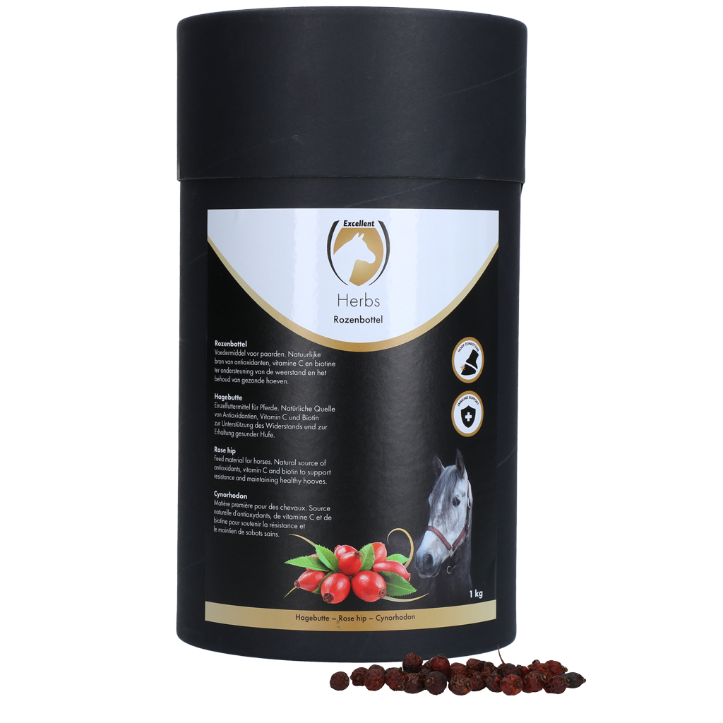 Excellent Horse Herbs Hagebutte 1 kg – Unterstützung Für Gesunde Hufe