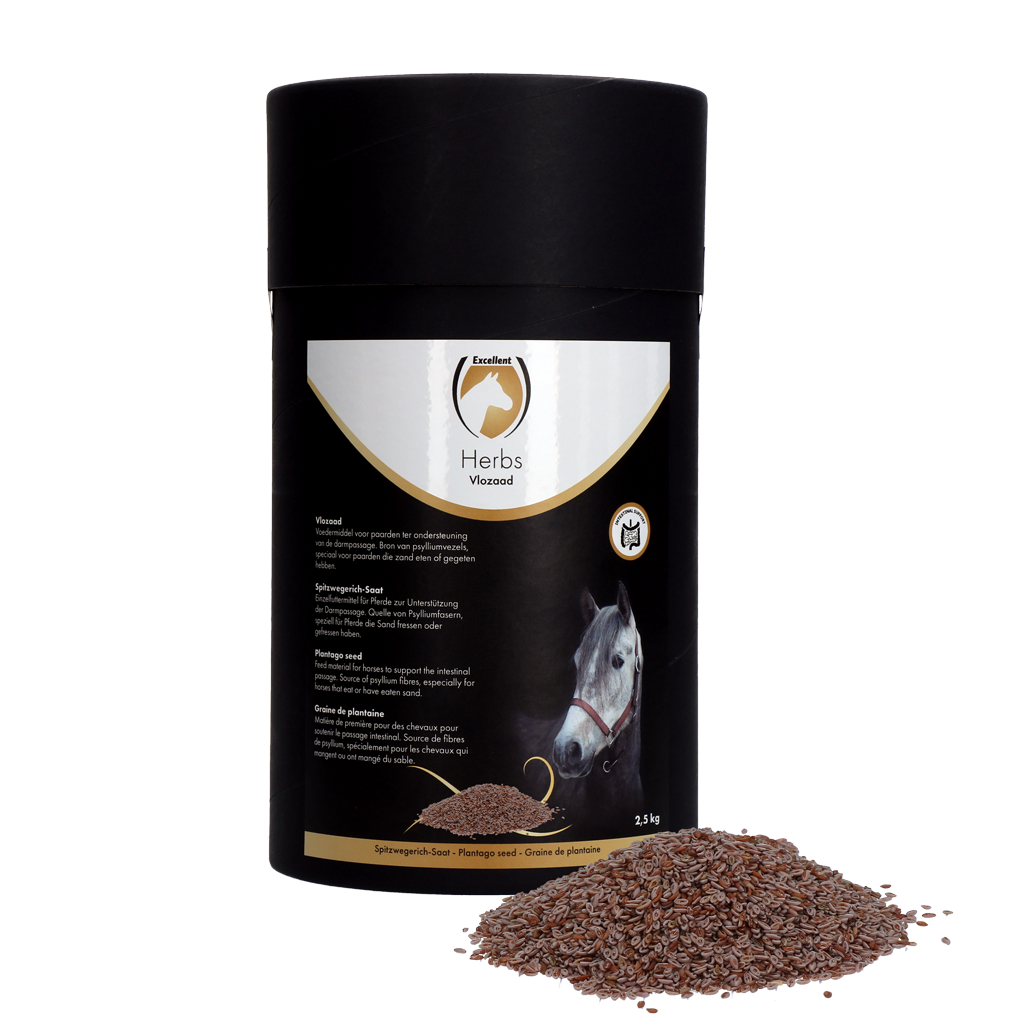 Excellent Horse Herbs Spitzwegerich-Saat 2,5 kg – Unterstützung Für Eine Gesunde Darmpassage