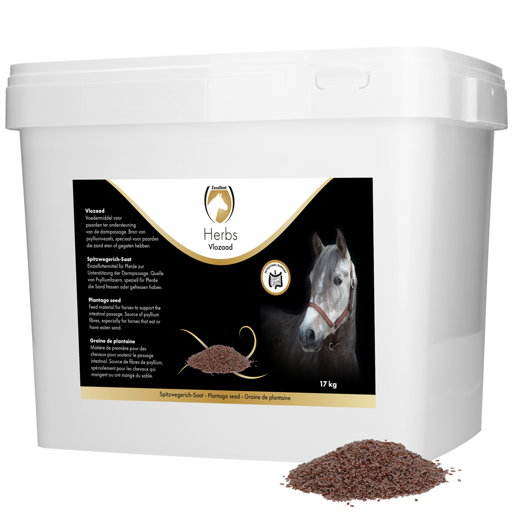 Excellent Horse Herbs Spitzwegerich-Saat 17 kg – Unterstützung Der Darmpassage