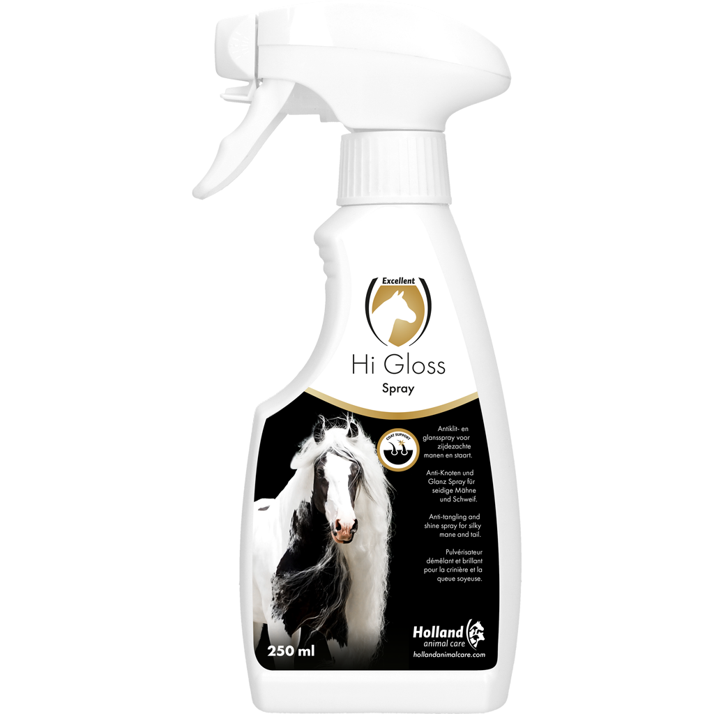 Excellent Horse Hi Gloss Spray 250 ml – Hochglänzender Effekt für Schweif und Mähne