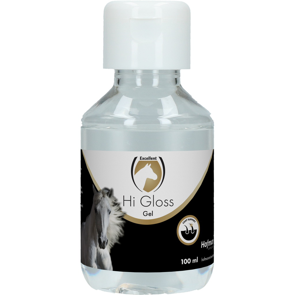 Excellent Horse Hi Gloss Gel 100 ml – Hochglänzendes Pflegegel für Schweif und Mähne