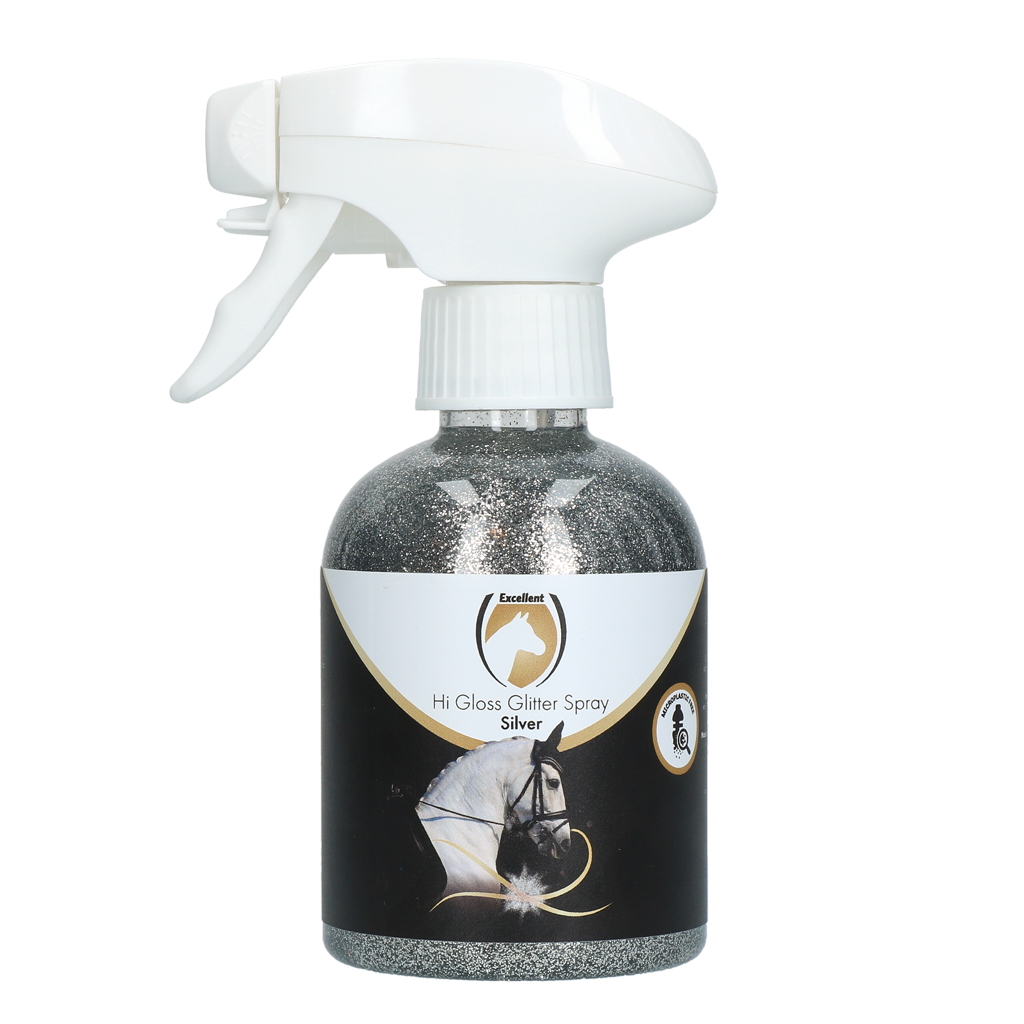 Excellent Horse Hi Gloss Glitter Spray – Strahlender Glitzereffekt für Pferde und Ponys