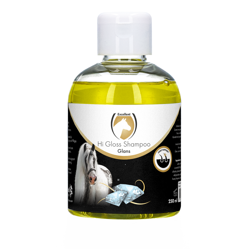 Excellent Horse Hi Gloss Shampoo Original 250 ml – Glänzendes Fell und Hautschutz