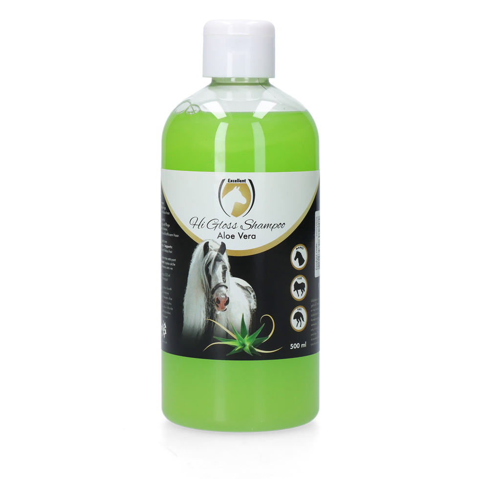Excellent Horse Hi Gloss Shampoo Aloe Vera 500 ml – Mild und Glänzendes Fellpflege