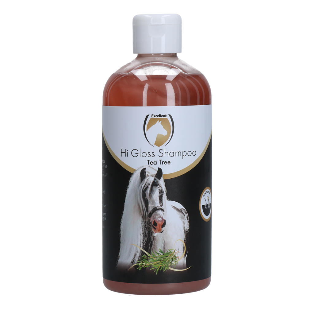 Excellent Horse Hi Gloss Shampoo Tea Tree 500 ml – Hinterlässt Schimmernden Glanz