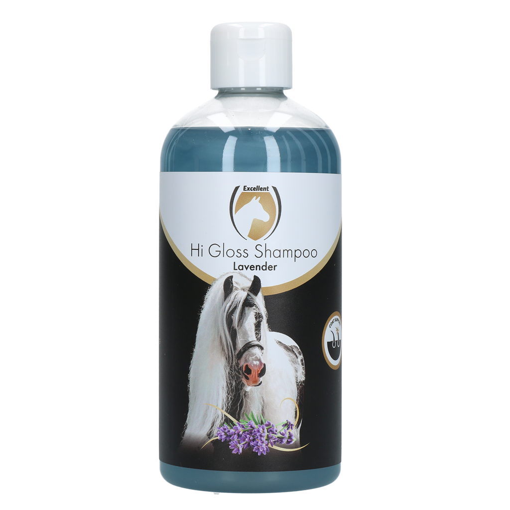 Excellent Horse Hi Gloss Shampoo Lavendel 500 ml – Hinterlässt Strahlenden Glanz