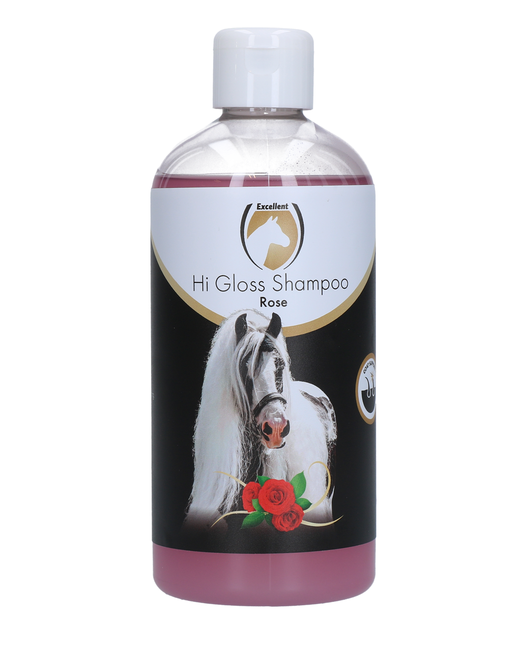 Excellent Horse Hi Gloss Shampoo Rose 500 ml – Schimmernder Glanz Für Fell Und Haut
