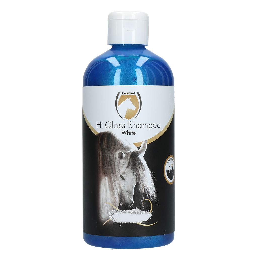 Excellent Horse Hi Gloss Shampoo Weiß 500 ml – Pflege Für Glänzendes Fell