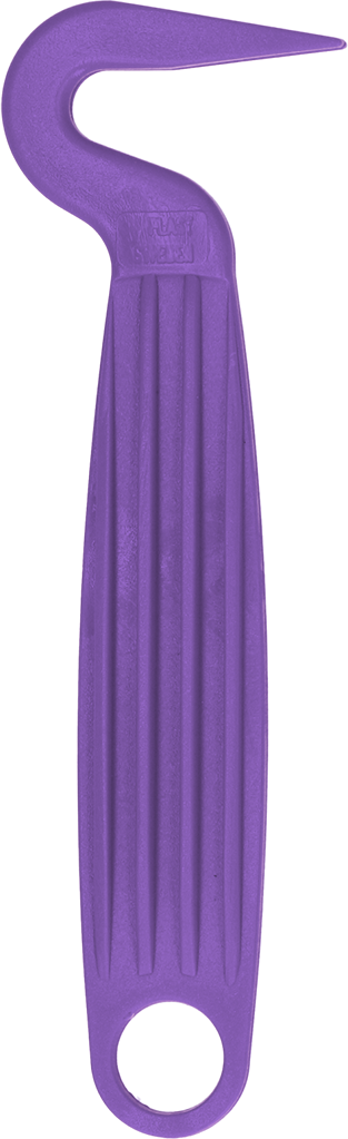 HufPro Hufkratzer Kunststoff Lila – Langlebig Mit Integriertem Loch Für Einfache Lagerung