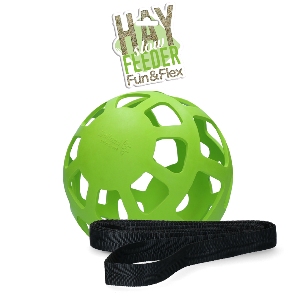 Hay Slow Feeder Fun & Flex Grün – Fördert Langsame Fressgewohnheiten