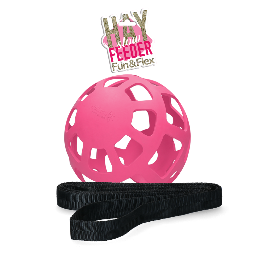 Hay Slow Feeder Fun & Flex Rosa – Langsame Fütterung Für Pferde
