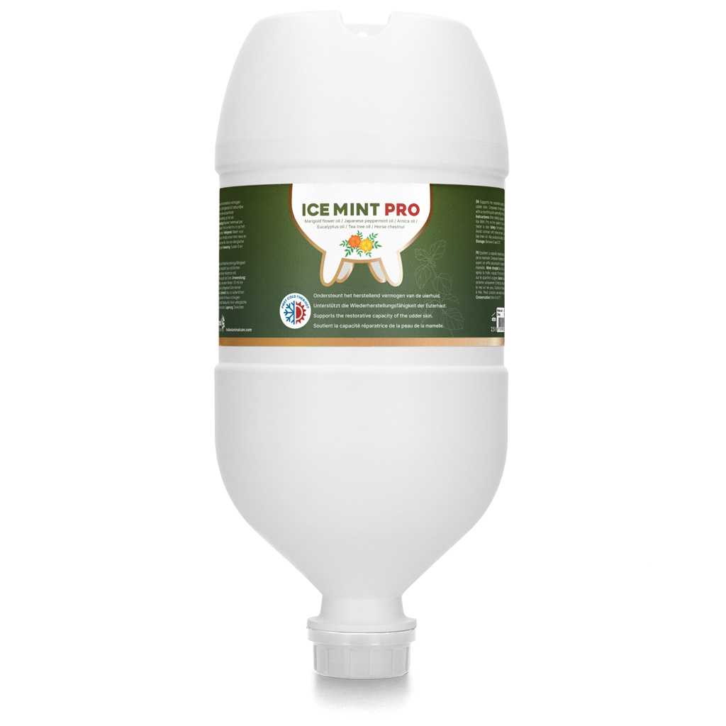 Ice Mint Pro Gel Hängeflasche 2,5 l – Optimale Eutergesundheit für Milchkühe