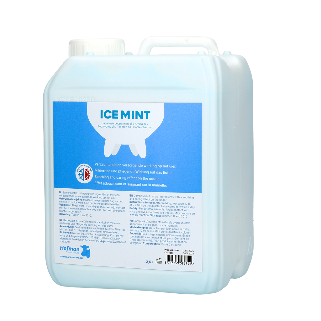 Ice Mint Euterpflege Gel 2,5 l – Optimale Eutergesundheit Für Milchkühe