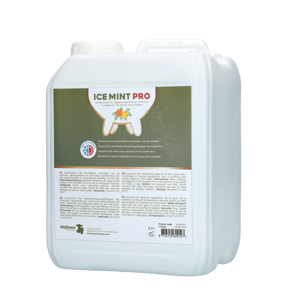 Ice Mint Pro Gel 2,5 l mit Dosierpumpe – Optimale Eutergesundheit für Milchkühe