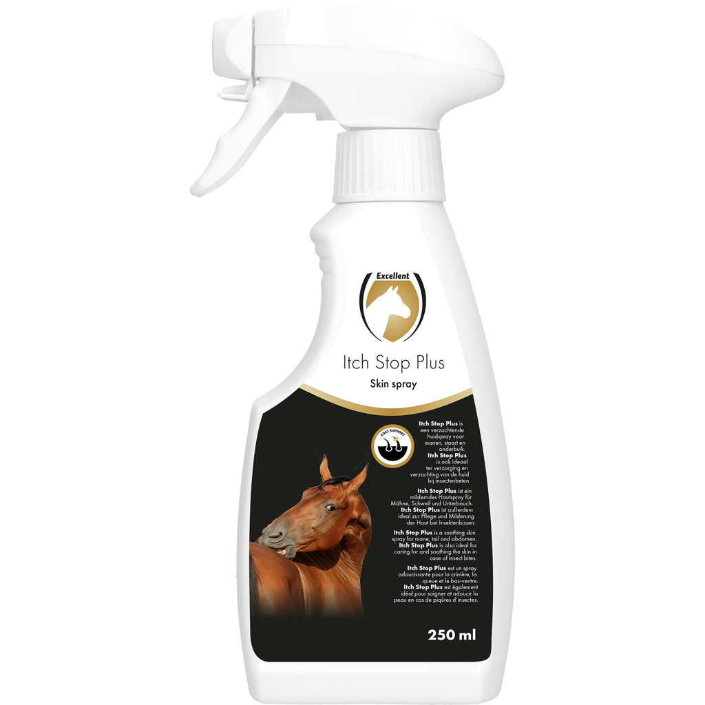 Excellent Horse Itch Stop Plus Spray 250 ml – Beruhigendes Hautspray Für Empfindliche Haut
