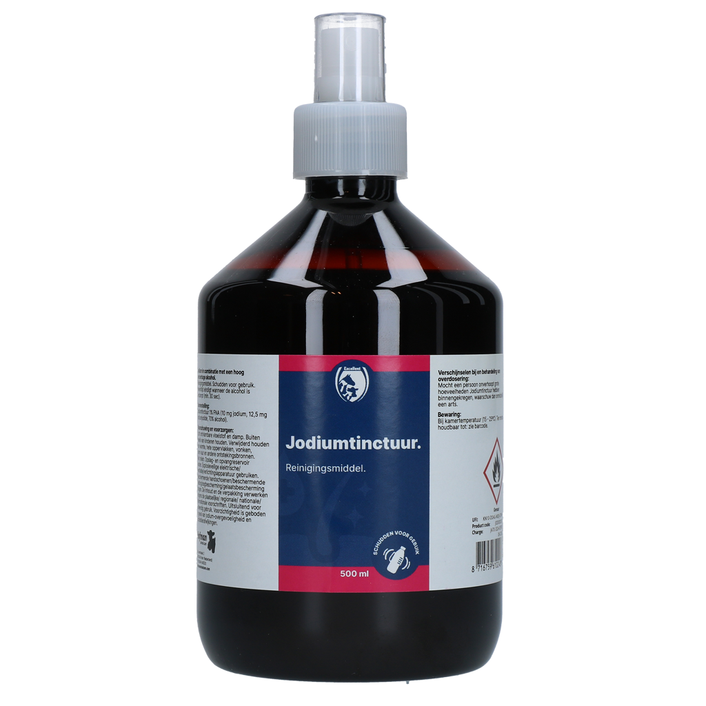JodiumPlus Jodium 1 Prozent PVP und 70 Prozent Alkohol 500 ml – Effektive Desinfektion