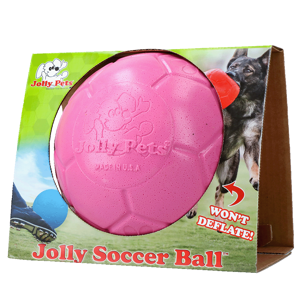 Jolly Soccer Ball Rosa L – Bissfestes Material Für Gesunden Spielspaß