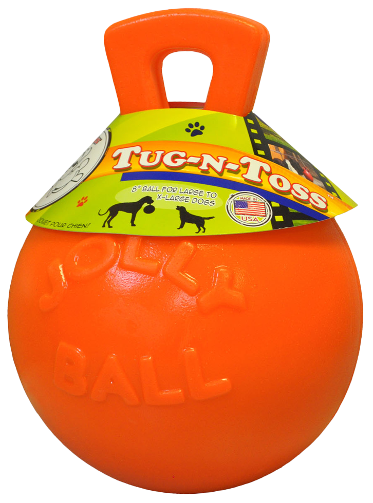Jolly Tug-n-Toss Orange M – Punkt-Resistentes Hundespielzeug
