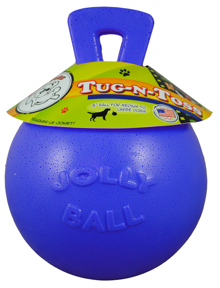 Jolly Tug-n-Toss Blau L – Selbstaufpumpender Spielball Für Hunde