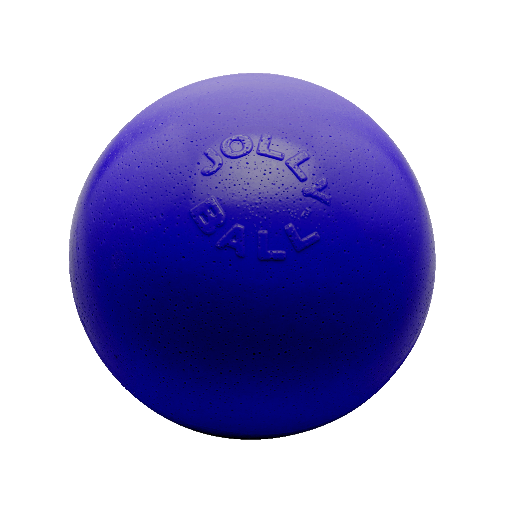 Jolly Bounce-n Play Blau M – Langlebiger Schwimmender Murmelball für Hunde