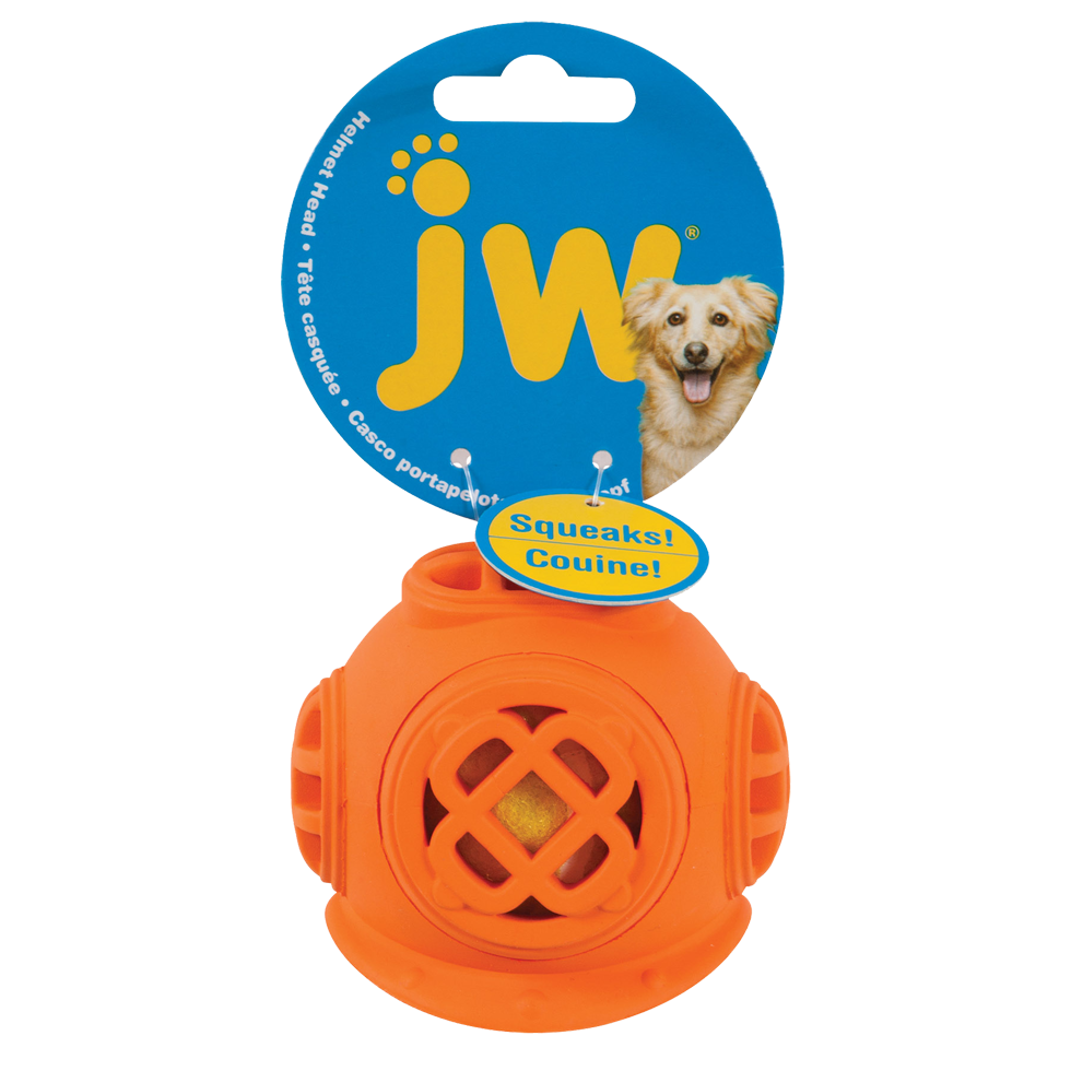 JW Helmet Heads Diver – Robustes Hundespielzeug Mit Gummihelm