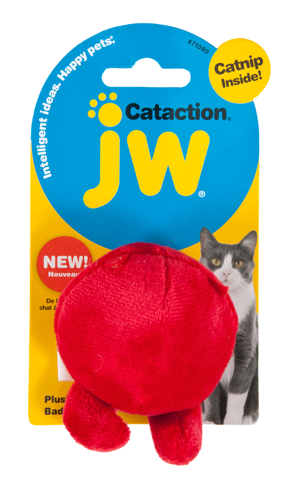 JW Cataction Pluche Bad und Good Cuz – Weiches Catnip Spielzeug für Katzen