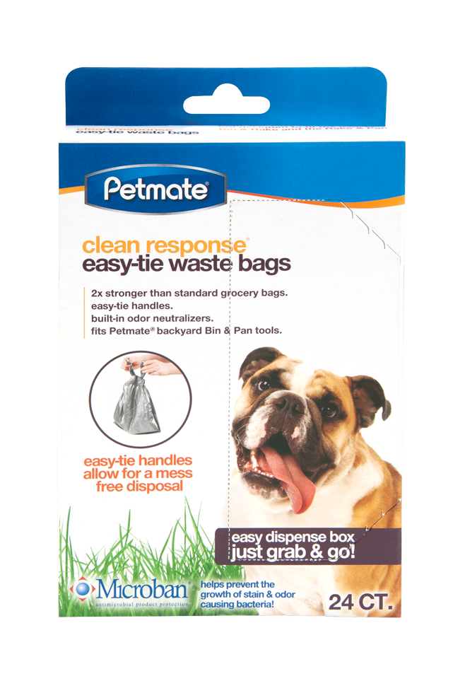Petmate Clean Response Easy-Tie Kotbeutel – 2x Stärker und Einfach Zu Binden