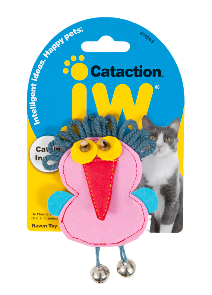 JW Cataction Raven Spielzeug – Mit Catnip und Trendigem Design