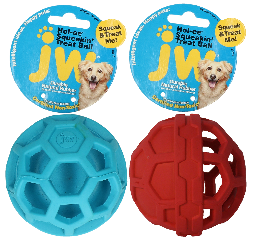JW Treat N Squeak Ball M – Quietscher Mit Belohnungsfunktion