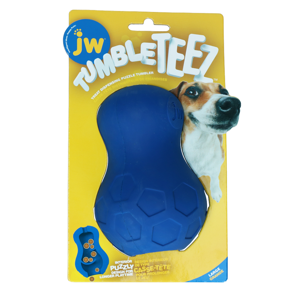 JW Tumble Teez Blau L – Geistige Herausforderung Für Ihren Hund