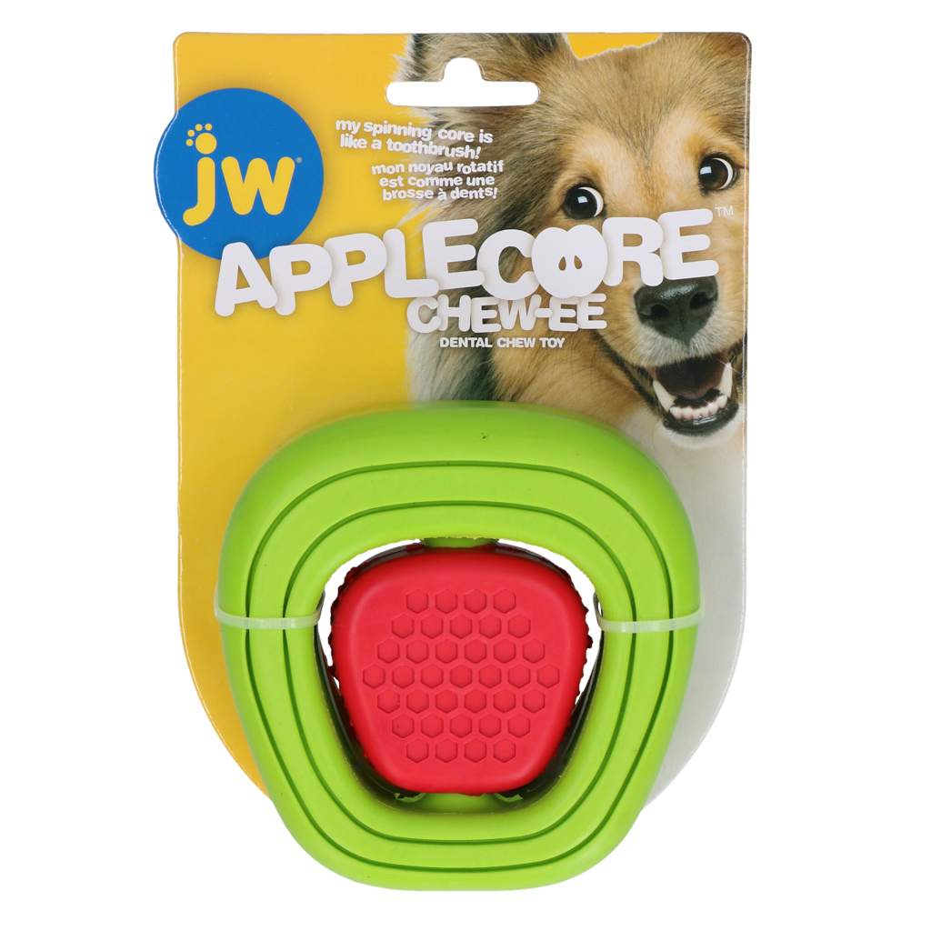 JW Apple Core Chew-Ee – Rotierender Kern Für Zahnpflege Und Leckereien