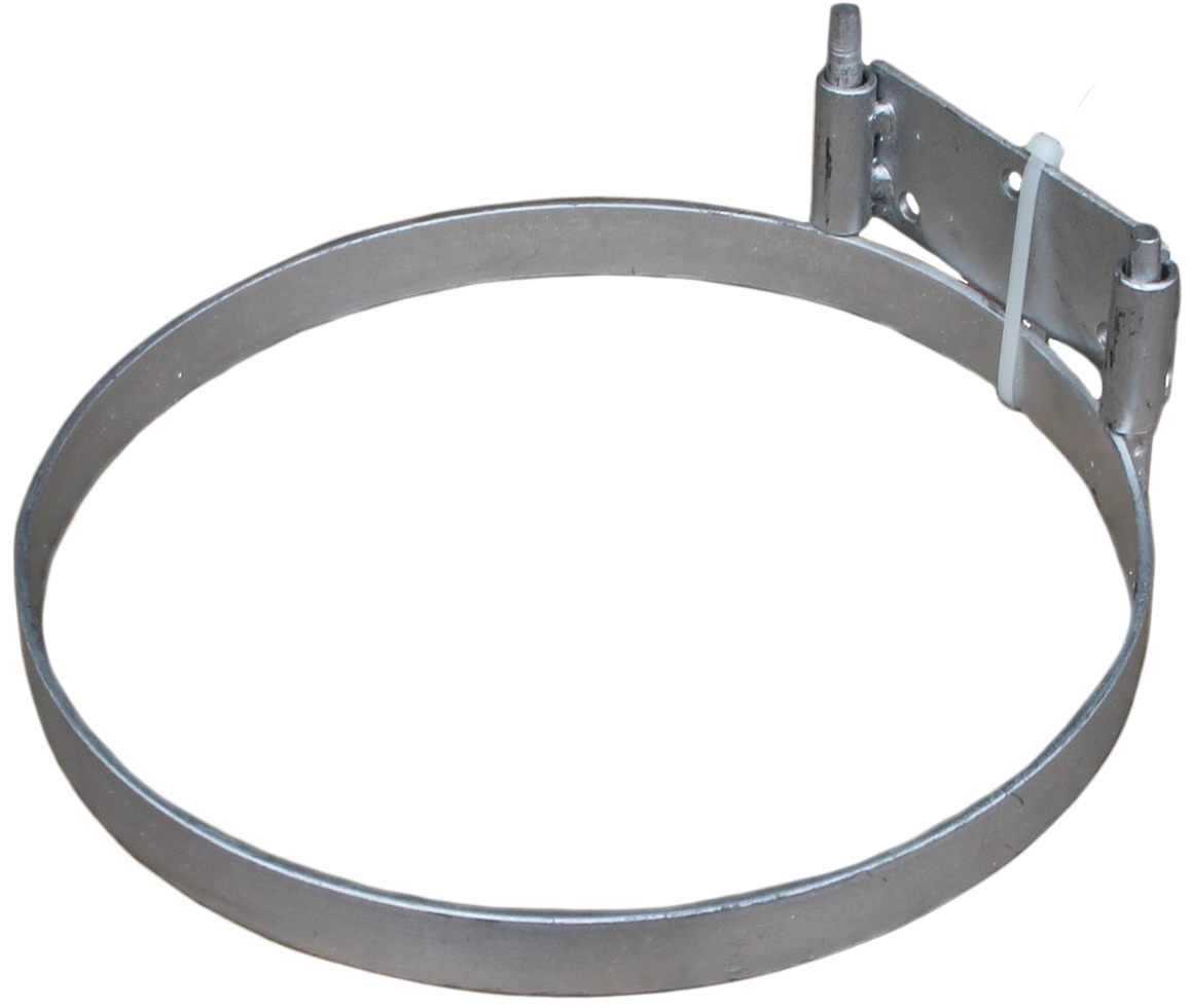EimerPro Eimerhalterung Verzinkt Rund 28 Cm – Ideal Für Wandmontage