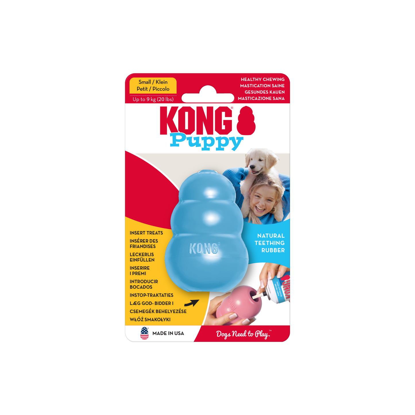 KONG Puppy S Blau