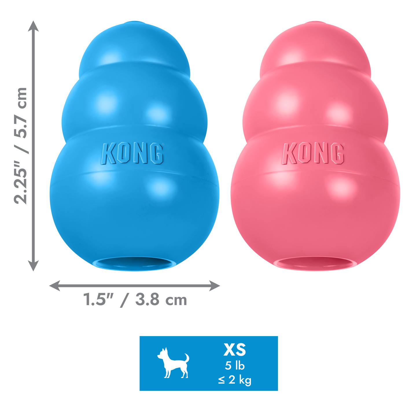 KONG Puppy XS Blau