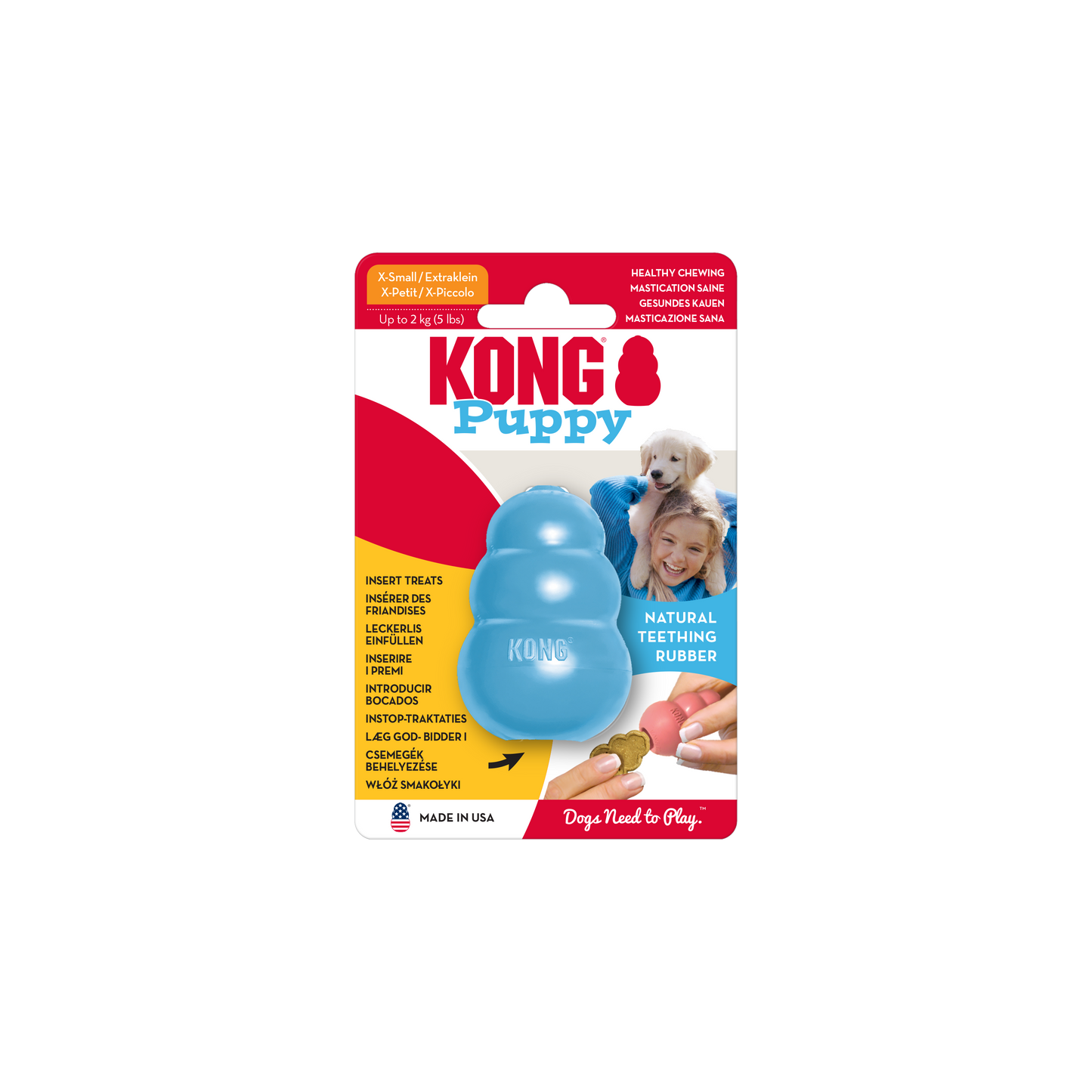 KONG Puppy XS Blau