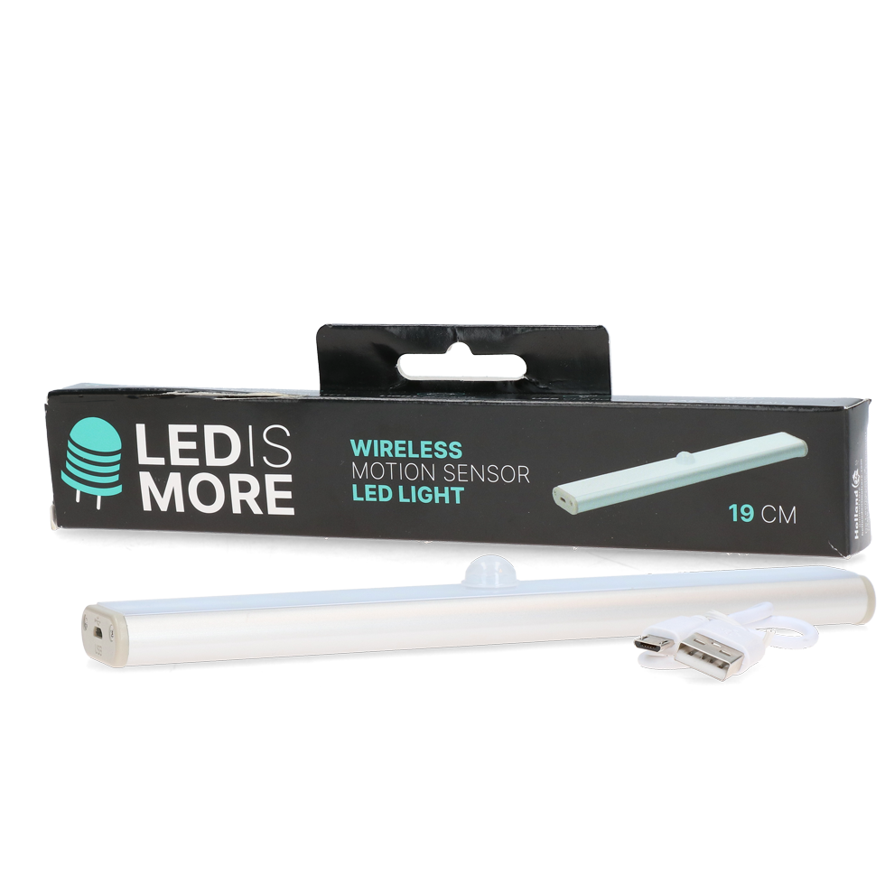 LED Ist Mehr LED Lampe 19 cm – Kabellose Beleuchtung Mit Bewegungssensor