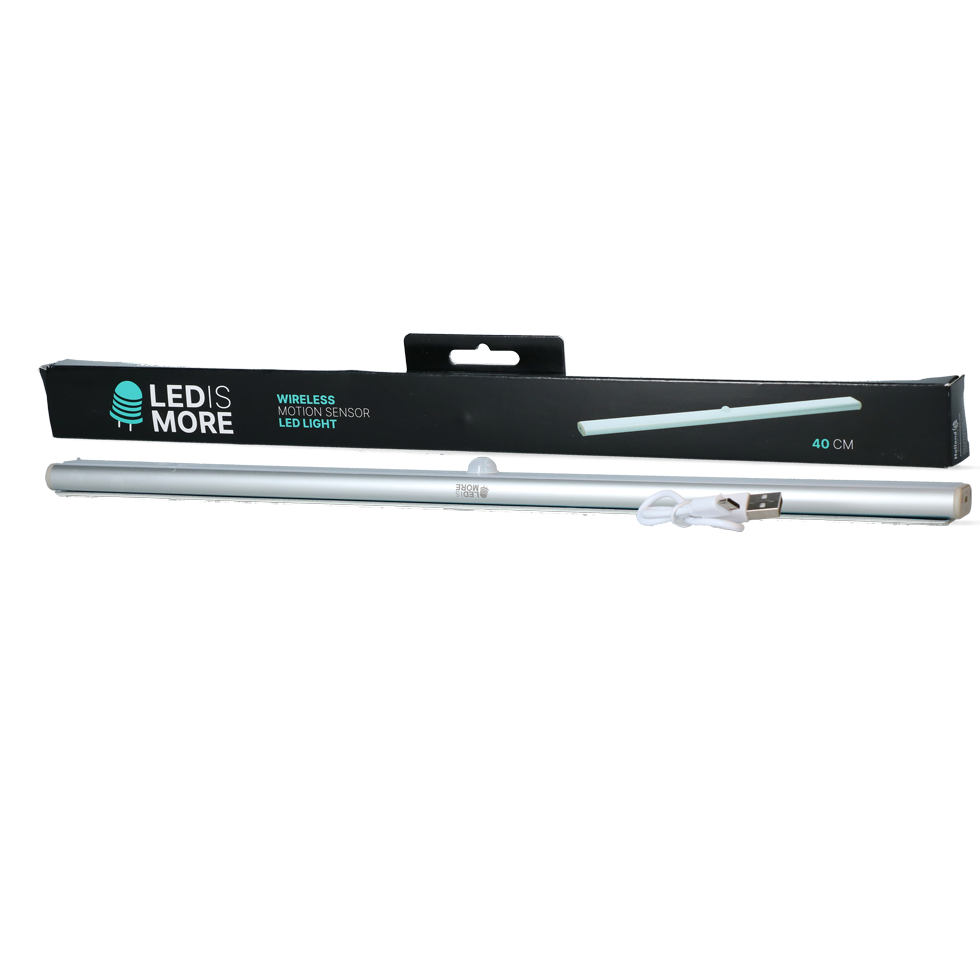 LED Ist Mehr LED Lampe 40 cm – Kabellose Beleuchtung Mit Bewegungssensor