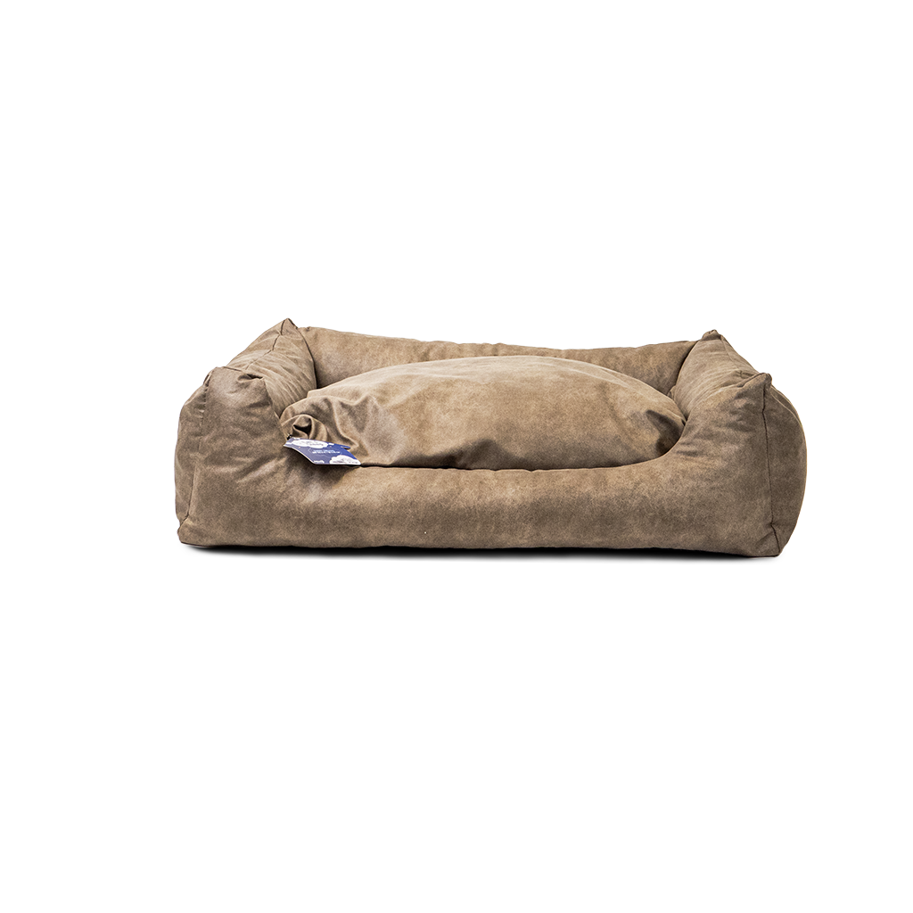 Let's Sleep Sweet Dreams Hundekorb Mit Kissen L Taupe – Luxuriöser Komfort Für Ihren Hund