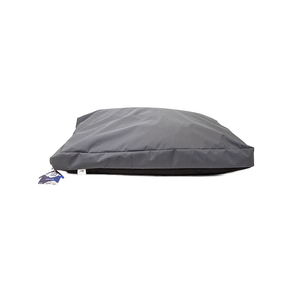 Let's Sleep Cushy Cloud Outdoor Hundebett XL Anthrazit – Schmutz- und Wasserabweisend