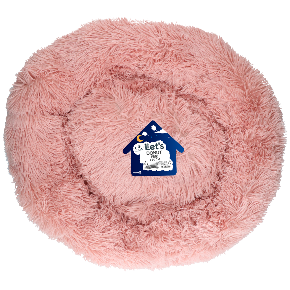 Let's Sleep Donut Rosa XXL – Bequeme Ruhezone Für Haustiere