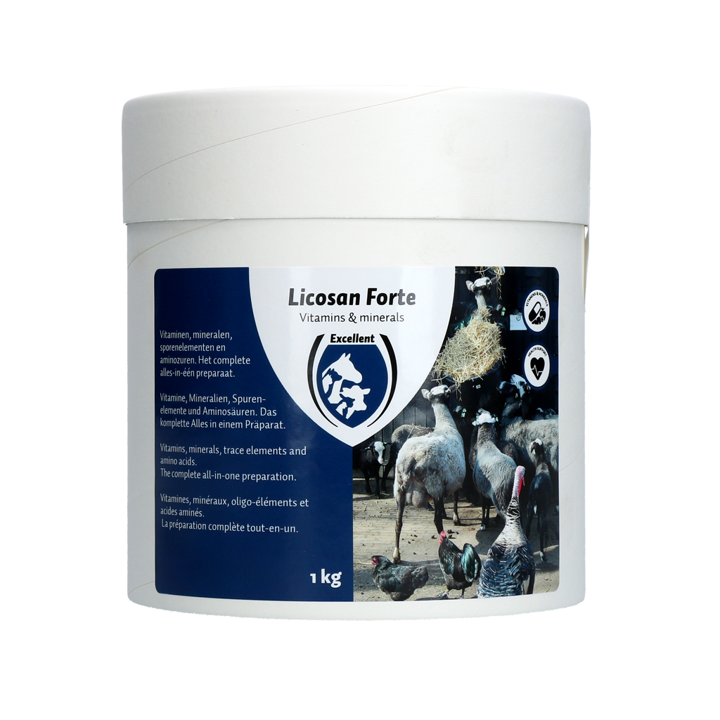 Excellent Licosan Forte – Alles-in-Einem Ergänzungsfuttermittel für Alle Tierarten