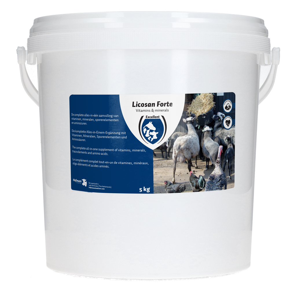 Licosan Forte 5 kg – Alle Tierarten Ergänzungsfuttermittel mit Vitaminen und Mineralien