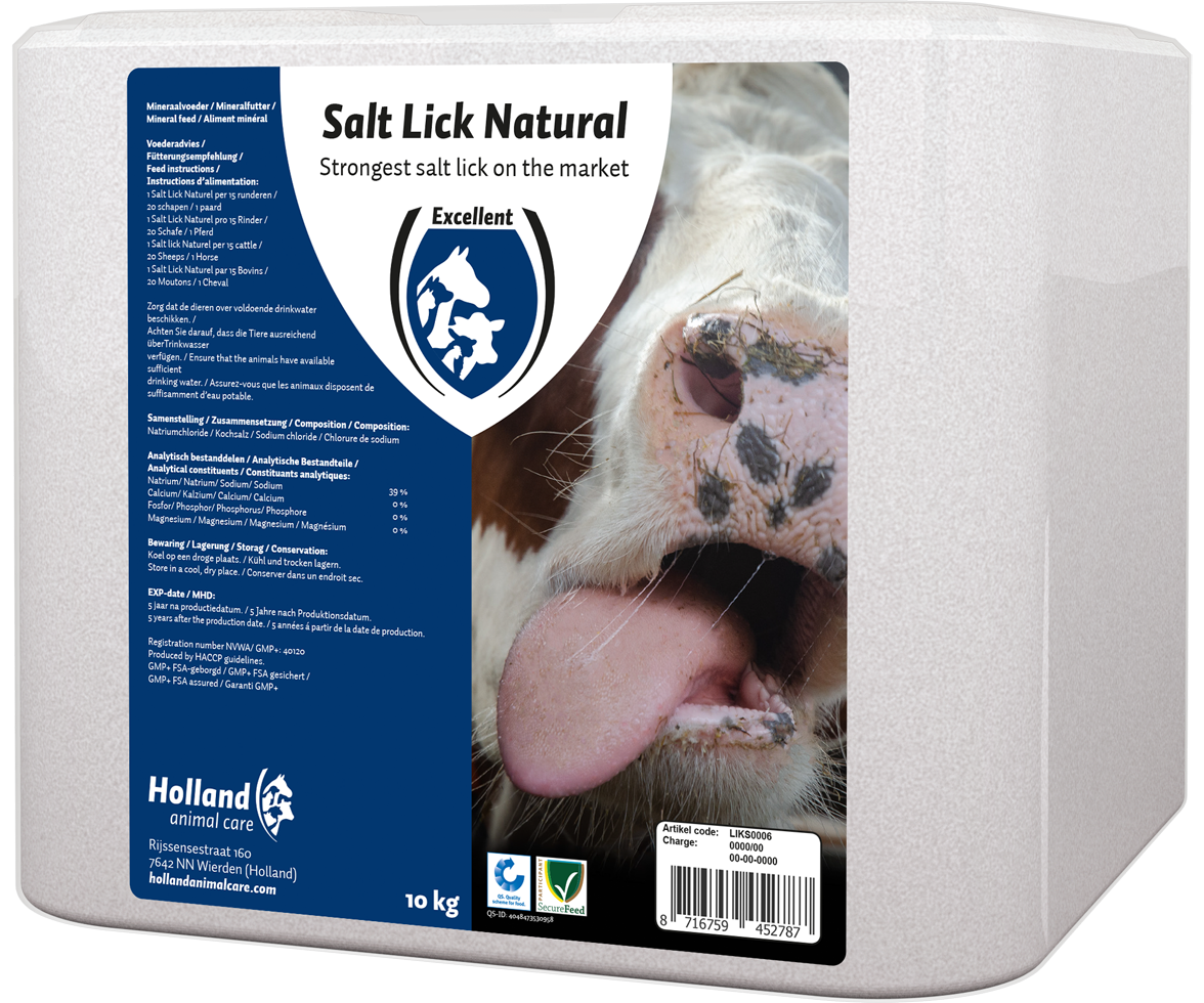 Excellent Leckstein Naturell 10 kg – Höchste Qualität aus Natürlichem Steinsalz