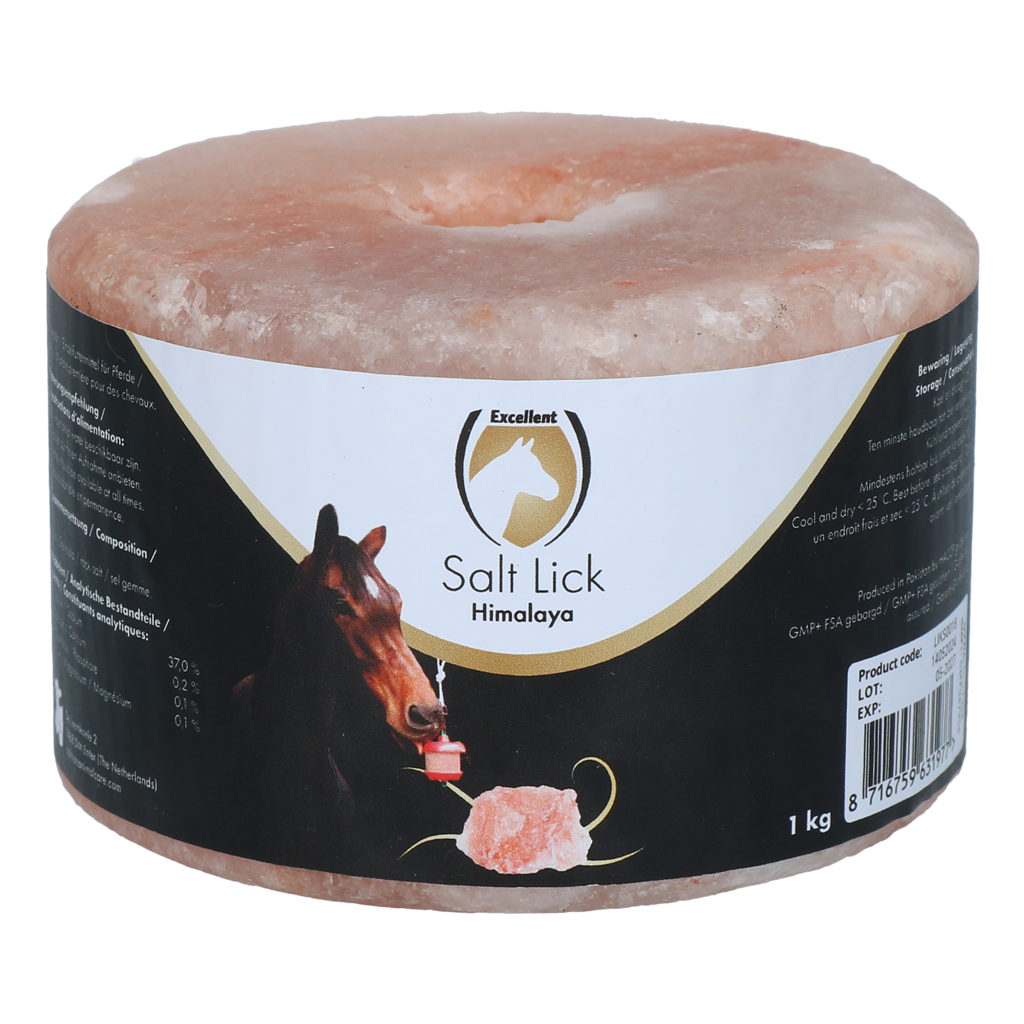 Excellent Horse Salzleckstein Himalaya 1 kg – Reich an Mineralien und Spurenelementen