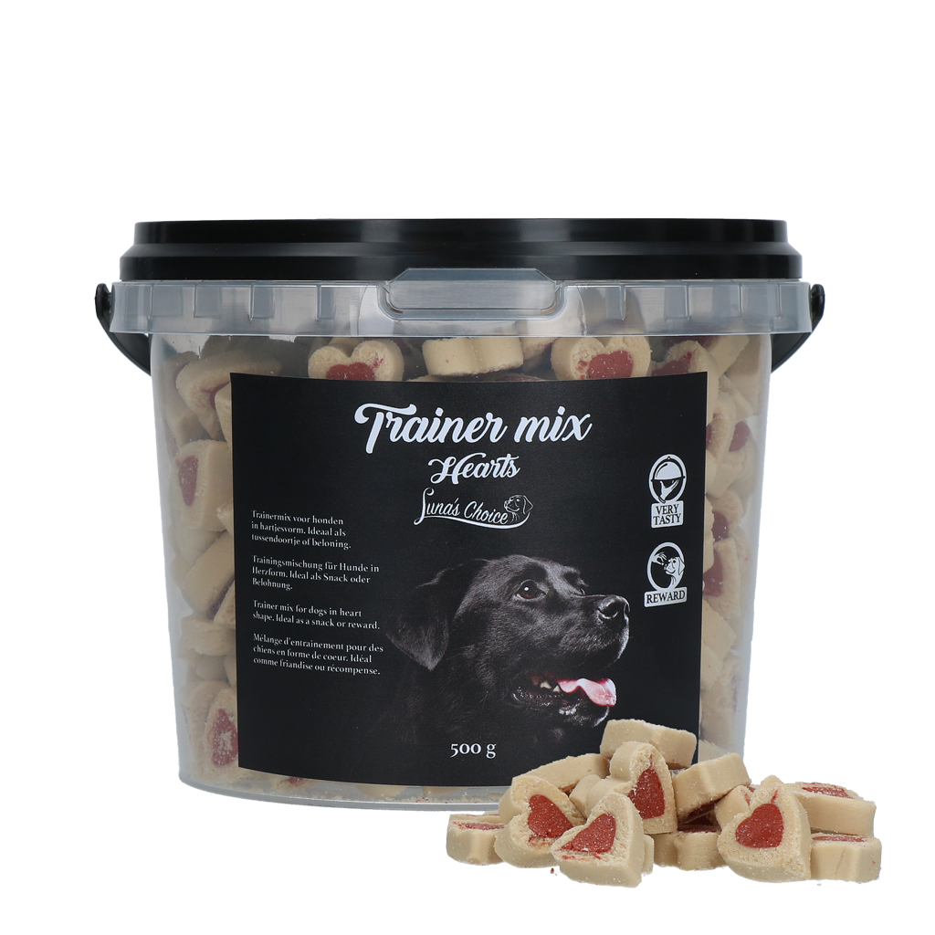 Luna's Choice Trainer Mix Herzen – Saftige Lachsnack Für Hunde
