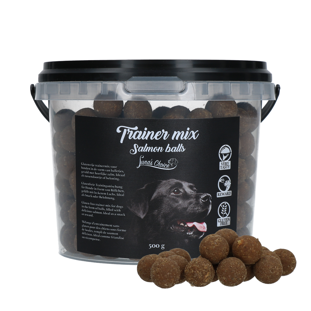 Luna's Choice Trainer Mix Lachsbällchen – Hoher Fleischanteil und Glutenfrei