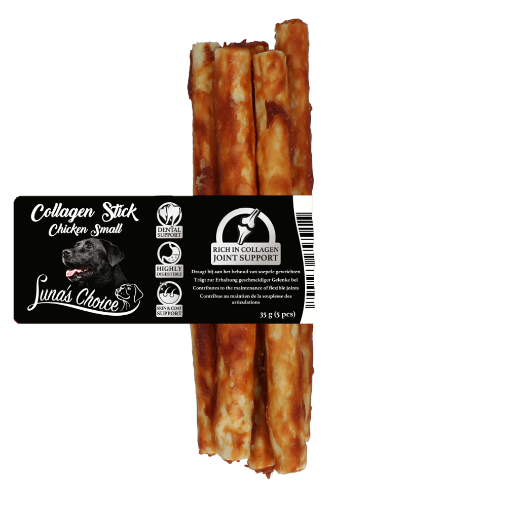 Luna's Choice Kollagen Chews Sticks Huhn – Unterstützt Gelenke und Haut