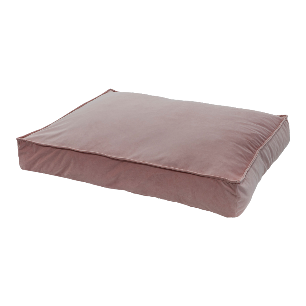 Madison Velours Loungekissen Rosa L – Luxuriöse Weichheit für Hunde und Katzen